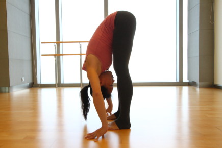 UTTANASANA (flexión hacia delante)