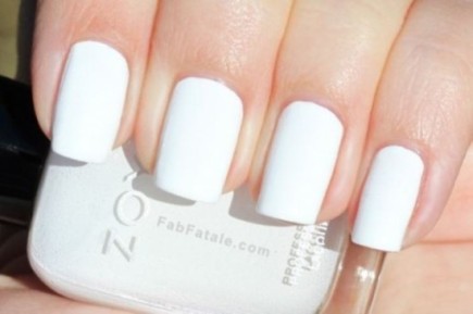 uñas blancas