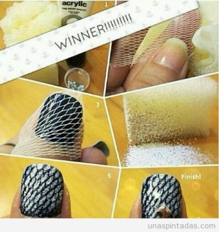 uñas rejilla