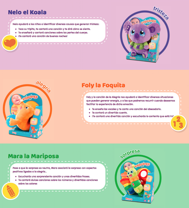 peluches emociones cefa
