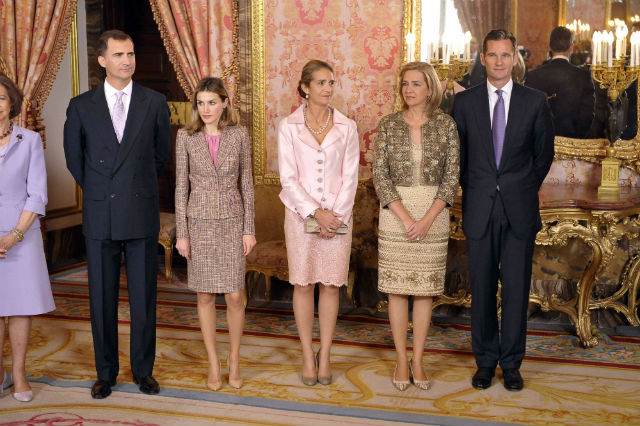 Los Reyes con los Duques de Palma en el año 2011 (Foto: Gtres)