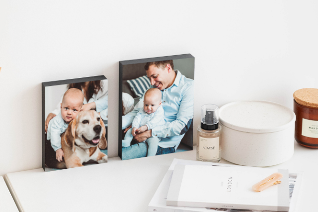 Bloque de madera personalizado (Amazon)
