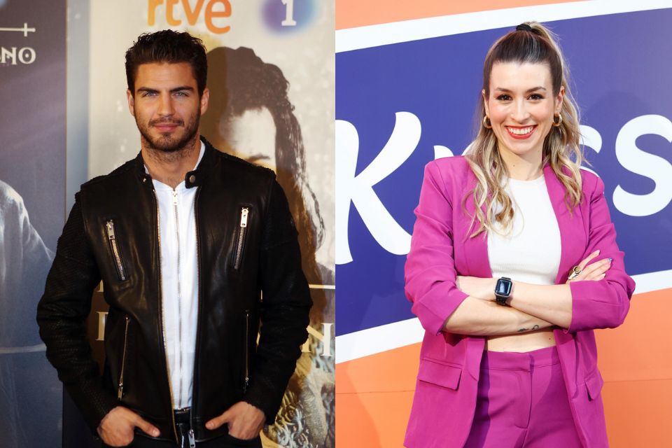 Maxi Iglesias y Eva Soriano besándose en una discoteca de Madrid (Gtres)