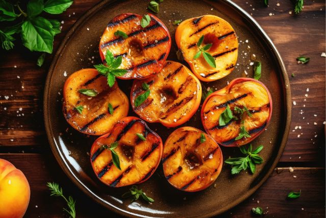 Prueba la fruta asada como postre (Adobe Stock)