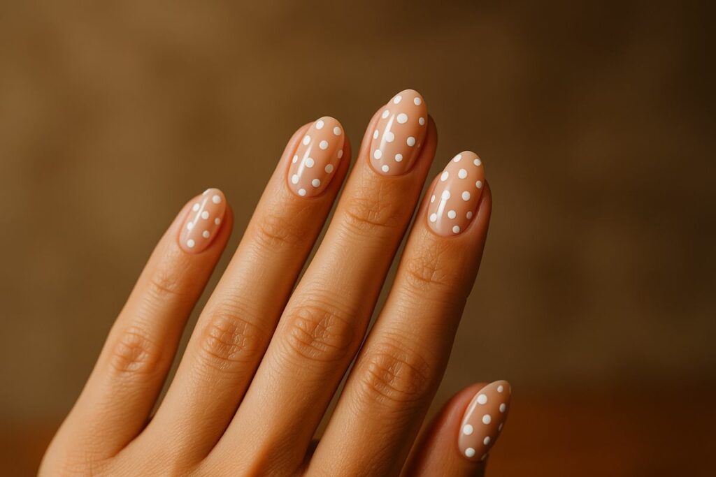 Polka Dots: La nueva tendencia de uñas que arrasa este otoño