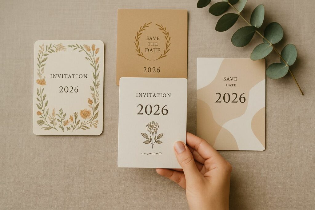 5 ideas de invitaciones de boda para 2026