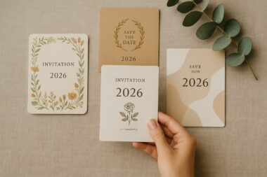 5 ideas de invitaciones de boda para 2026