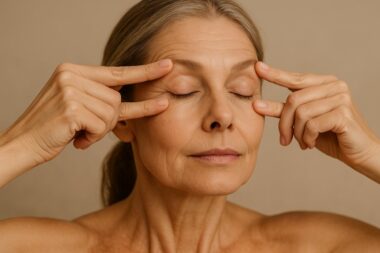 Yoga facial antienvejecimiento: Cómo reducir las arrugas de los ojos