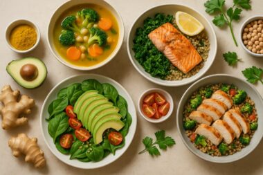 5 recetas antiinflamatorias fáciles y saludables