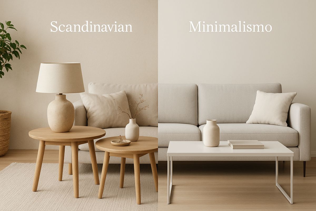 Comparativa de estilos decorativos: nórdico vs. minimalismo