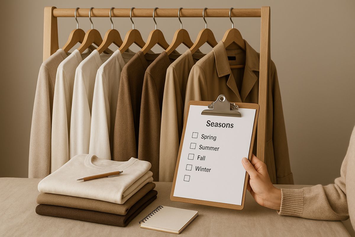 Armario cápsula actualizado: trucos y checklist por temporadas